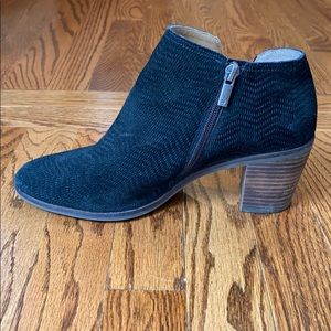 Lucky brand black booties